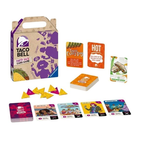 Taco Bell NIB Party Pack Card Game by Ravensburger - Game Night, Tacos, Merch - Picture 1 of 10